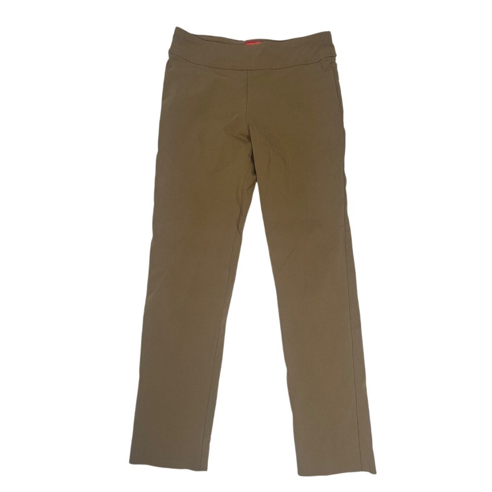 Krazy Larry‎ Women's Pull On Straight Leg Pants Brown Size 4